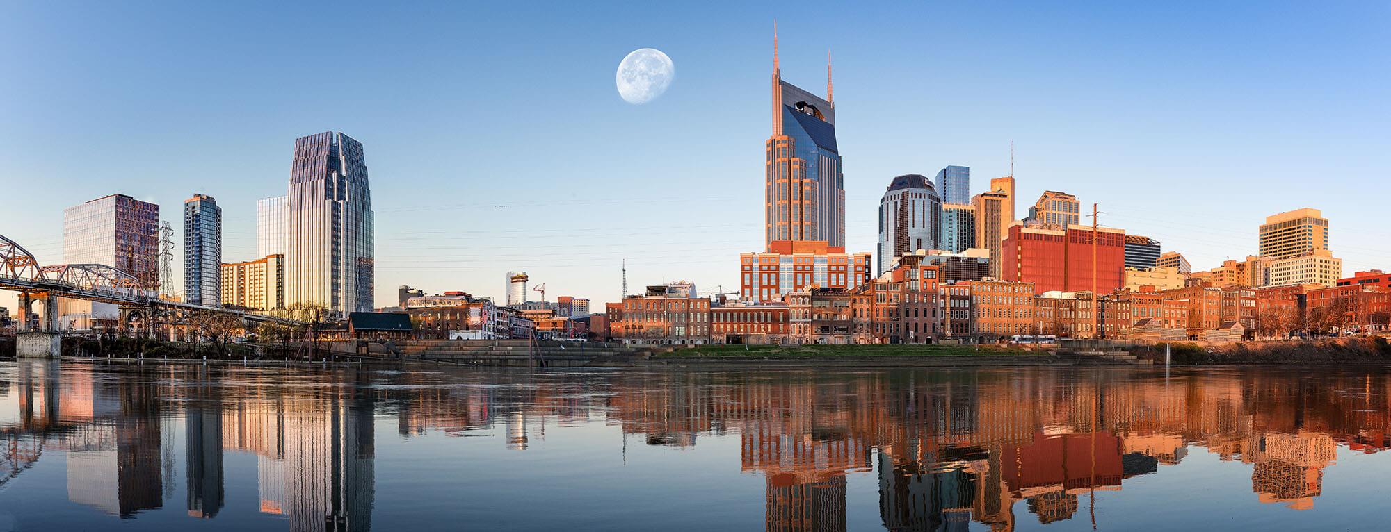 Nashville Skyline in the Morning